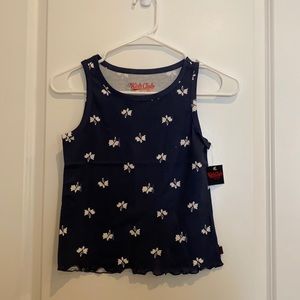 NWT Girls Maple Leaf Sleeveless Shirt